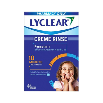 Lyclear Creme Rinse 1% 59ml Permethrin