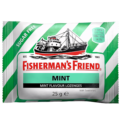 Fishermans Friend Mint Lozenges Sugar Free 25g