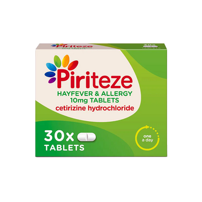 Piriteze Hayfever & Allergy 10mg Tablets