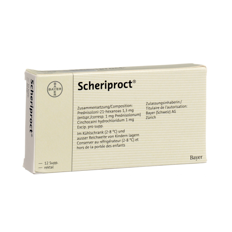 Scheriproct Suppositries